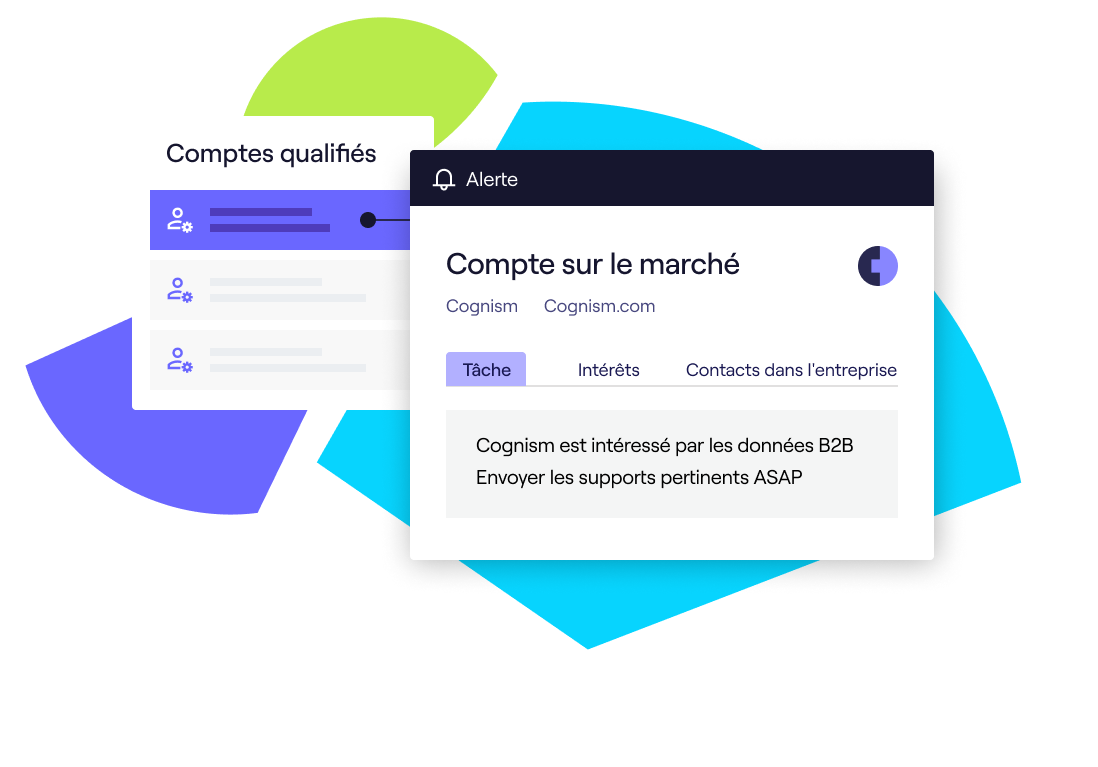 comptes qualifiés sur le marché Cognism