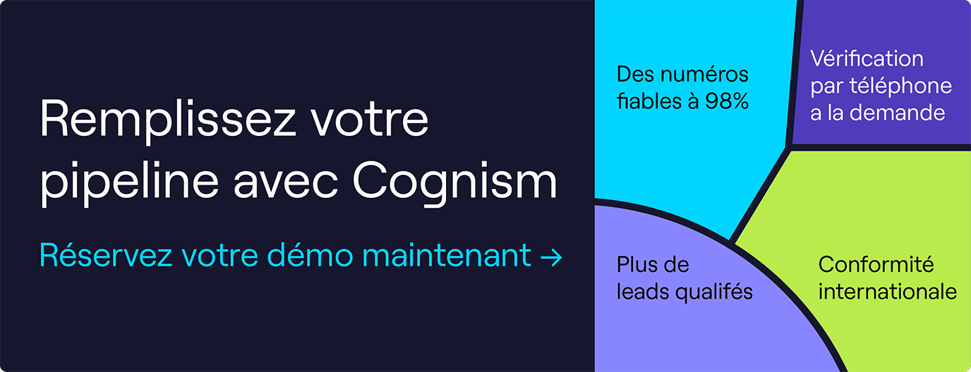 Remplissez votre pipeline avec Cognism - réservez une démo