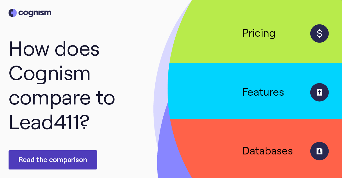 Comparing Cognism vs Lead411 in 2023